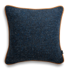 Granatowa poduszka dekoracyjna WOOL 45X45 Granatowa poduszka dekoracyjna WOOL 45X45